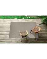 Tatami Taupe Flatweave Teppich von Floorita