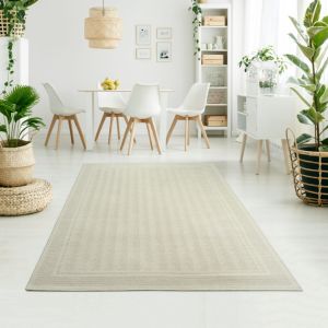 Lana 7646_1_68200 Light Beige Geometrisch Teppich By Moldabela