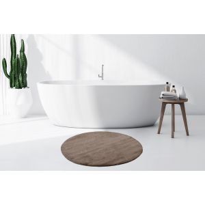 Badematte Rabbit Light 225 Dunkelbeige Kreis Teppich Von Kayoom