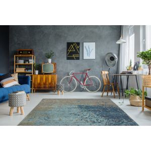 Blaze 100 Multi / Blau Spannendes Design Teppich Von Arte Espina