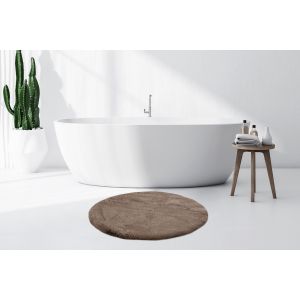 Badematte Rabbit 225 Dunkelbeige Kreis Teppich Von Kayoom