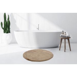 Badematte Rabbit 425 Beige Kreis Teppich Von Kayoom